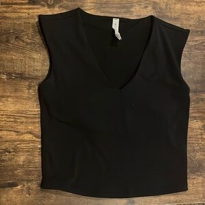 Athleta vita free crop top/tank, black, XS